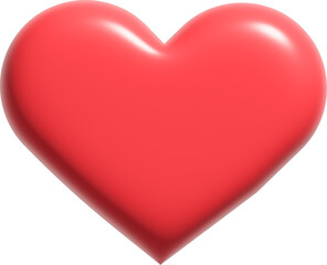 red 3D heart icon (2)