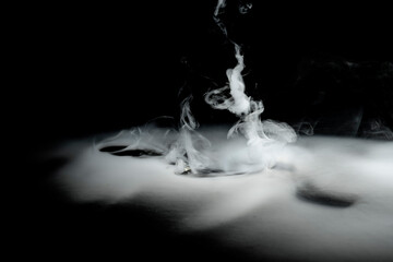 Swirly white smoke - 787866283