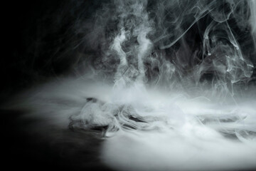 Swirly white smoke - 787866602