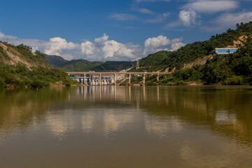 View of Nam Ou 3 dam, Laos