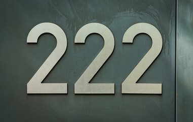 Hausnummer 222