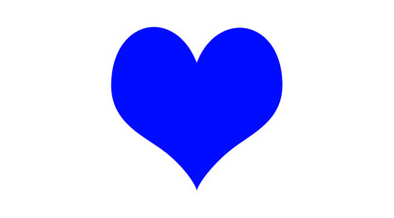 Love and Heart Icon Symbol isolated white background. love shape on white background.Love heart symbol special for valentine's day.