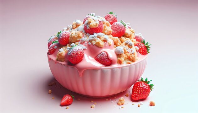 3D image of Strawberry Crumble
