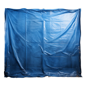 blue tarpaulin