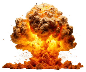 PNG  Nuclear explosion bonfire destruction misfortune.