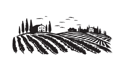 Christmas set, hand drawn illustrations.