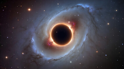 Black hole and cosmic waves into deep space