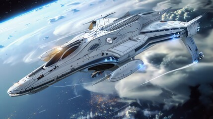 Interstellar Travel Technology Imagine and design futuristic spacecraft capable of interstellar travel Explore concepts such as warp drives, wormholes, and generation ships, and speculate on how human