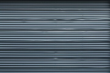 Metal door with gray background