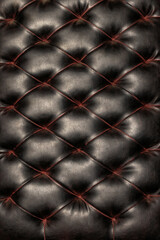 Vintage dark brown leather background and furniture texture. - 787898086