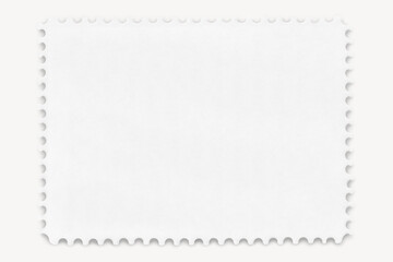 Obraz premium Postage stamp png transparent mockup