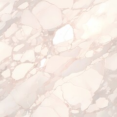 Sophisticated Marbled Wallpaper in a Soft Blush-Pink and White Design for Interior Decor