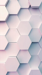 Fototapeta premium Hexagonal pattern background featuring a series of vertical hexagons in an abstract design.