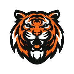 Vector tiger head.