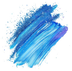 PNG Blue brush strokes backgrounds paint white background.