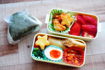 小学5年生女の子の時のお弁当