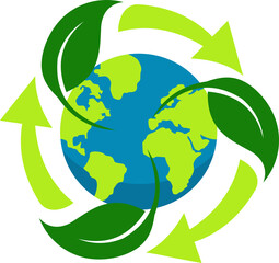 Recycle Green Earth Symbol