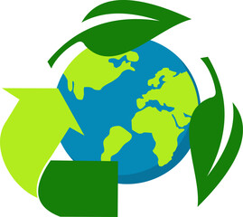 Recycle Green Earth Symbol