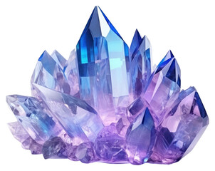 PNG High crystal gemstone amethyst mineral