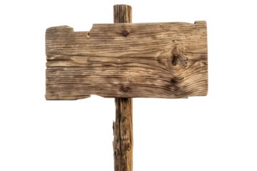 Blank wood wooden sign background board plank
isolated on white background