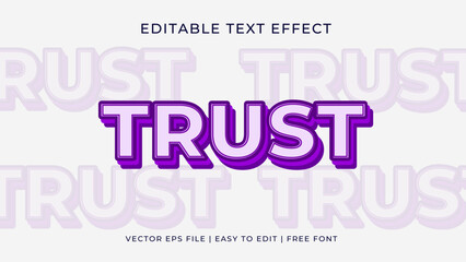 Text Effect trust