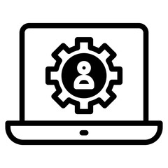 Business meeting vector icon. 