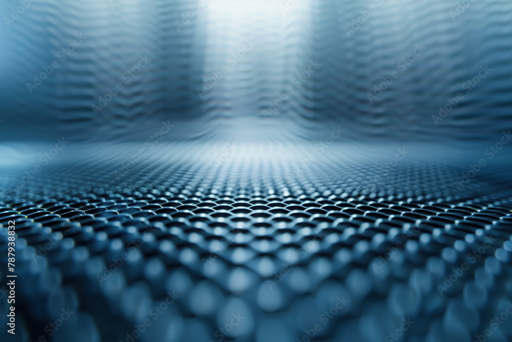 Poster abstract background with a 3d surface. hi-tech futuristic. materials science. background image. crea