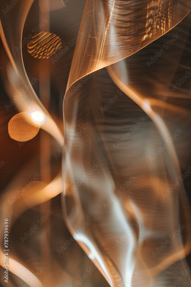 Poster abstract background with reflections and caustics. hi-tech. futuristic background image. created wit
