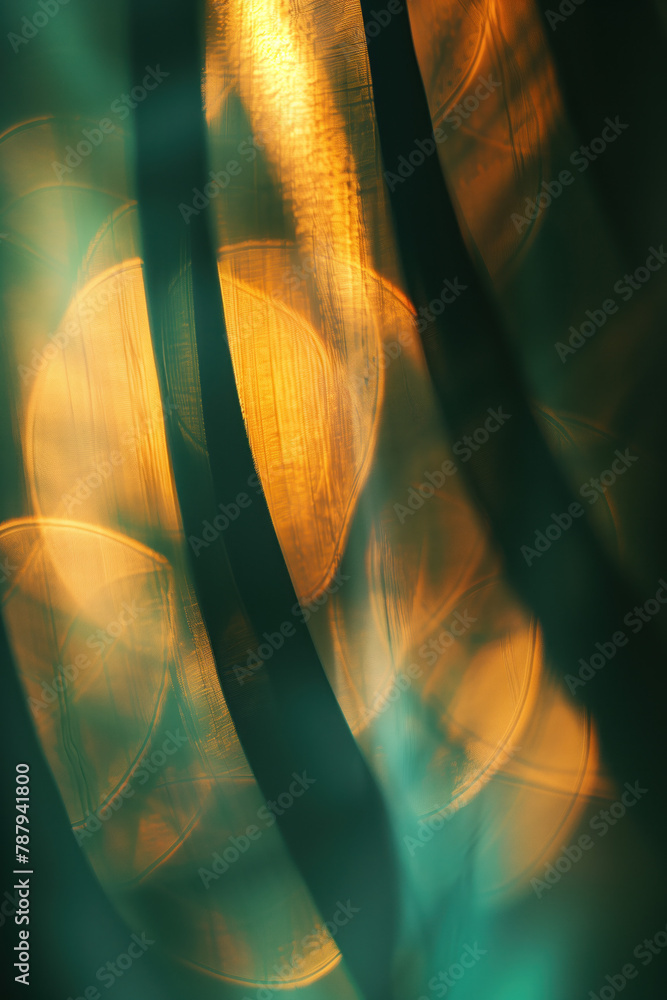 Poster abstract background with reflections and caustics. hi-tech. futuristic background image. created wit