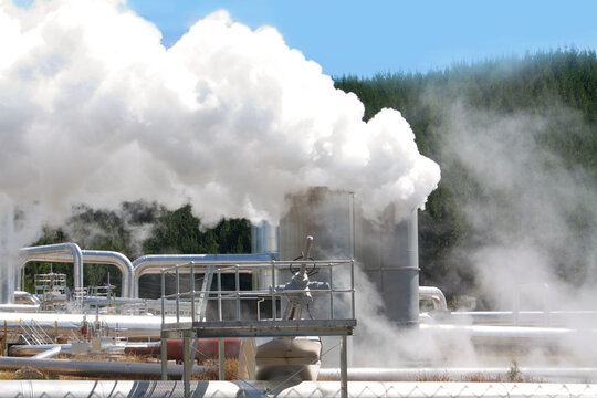 Geothermal power station altenative energy