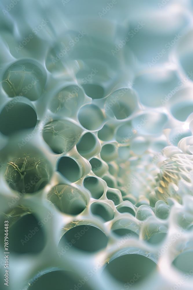 Poster abstract background with a 3d surface. hi-tech futuristic. materials science. background image. crea