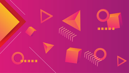 geometry 3d abstract background