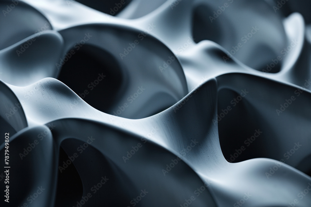 Poster abstract background with a 3d surface. hi-tech futuristic. materials science. background image. crea