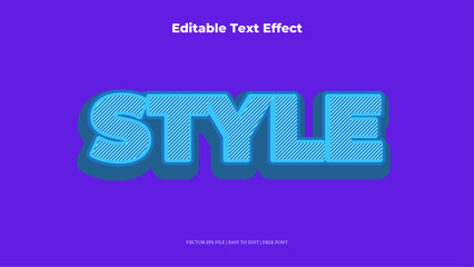 style Editable Text Effect