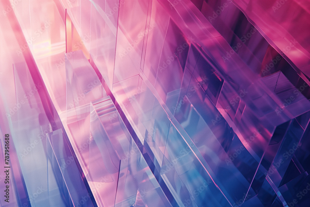 Poster abstract background with reflections and caustics. hi-tech. futuristic background image. created wit