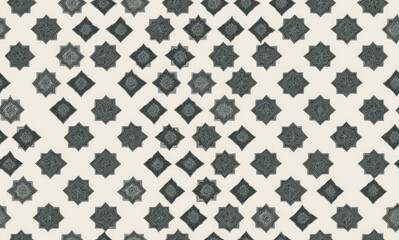 Geometric pattern. Abstract seamless pattern. AI generated