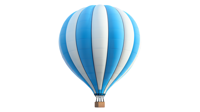 Air balloon isolated on a transparent background