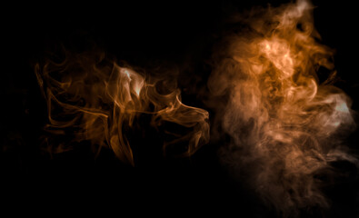 Abstract brown on smoke mist air textures background. 