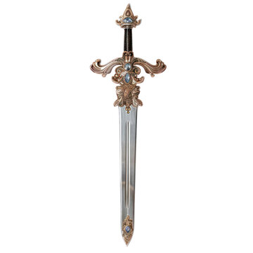 recommend clip art: Sword of Rococo Art isolated on transparent png.