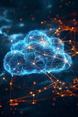Illustrating cloud provider infrastructure emphasizes connectivity and strong security for clients