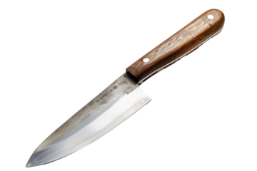 Sharp kitchen cooking knife
isolated on white background