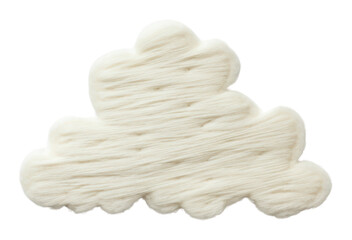 PNG White cloud wool creativity - obrazy, fototapety, plakaty