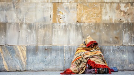 homeless people, wanderers, homeless people - obrazy, fototapety, plakaty