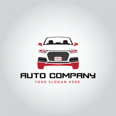 auto car logo design modern illustration template vector
