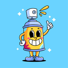 Cartoon Paint Spray