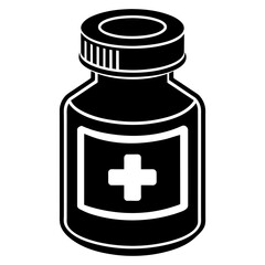 Medicine bottle icon