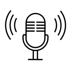 retro icon on white background