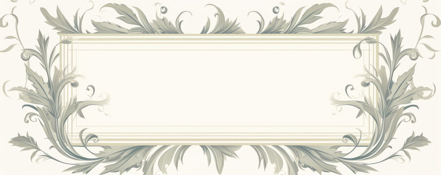 Stylish certificate template with ornate floral details perfect for awards and official recognition.