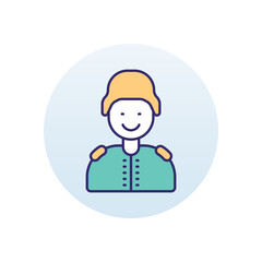 Soldier vector icon