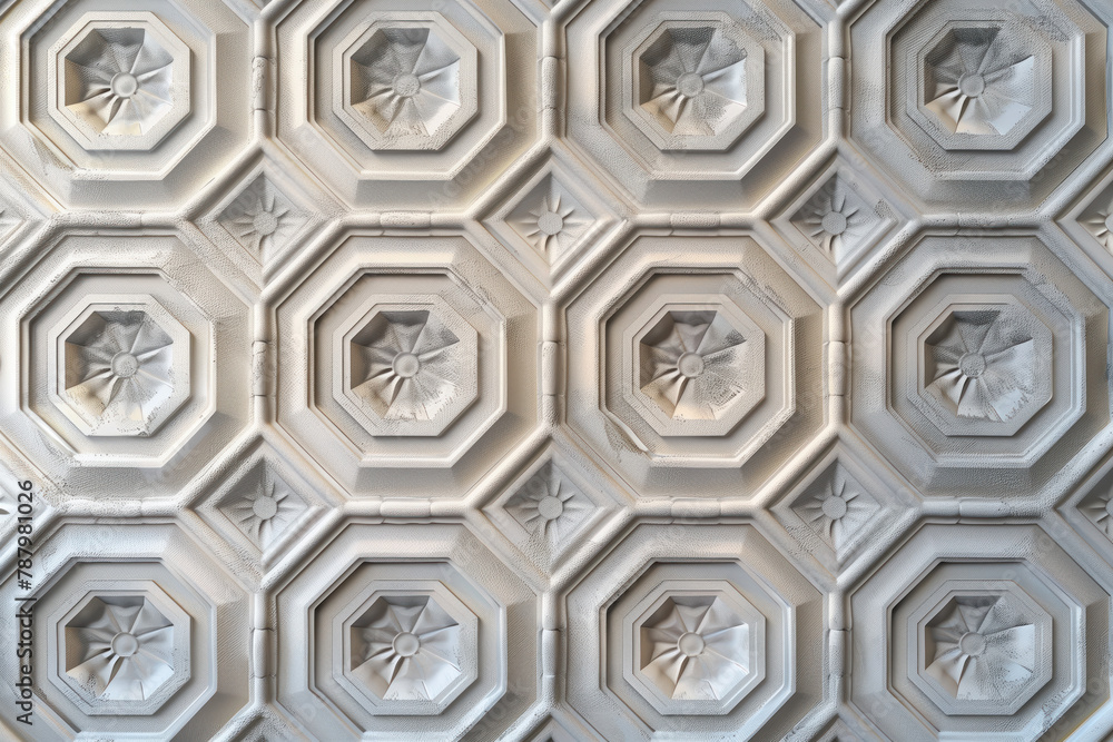 Poster sophisticated classical 3d pattern. ancient ornament. background image. created with generative ai t